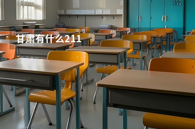 甘肃有什么211
