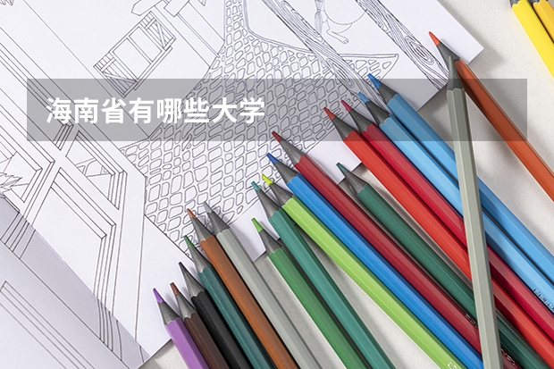 海南省有哪些大学