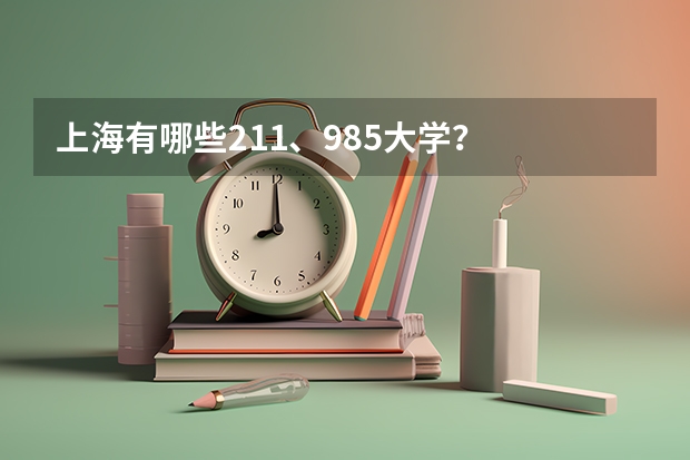 上海有哪些211、985大学？