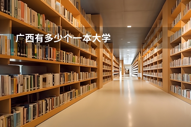 广西有多少个一本大学
