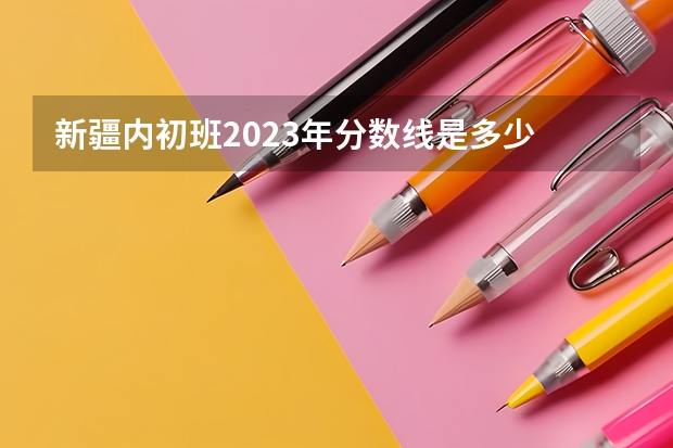 新疆内初班2023年分数线是多少