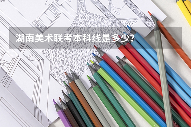 湖南美术联考本科线是多少？