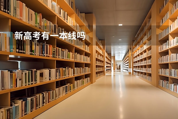 新高考有一本线吗