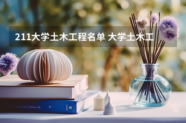 211大学土木工程名单 大学土木工程排名