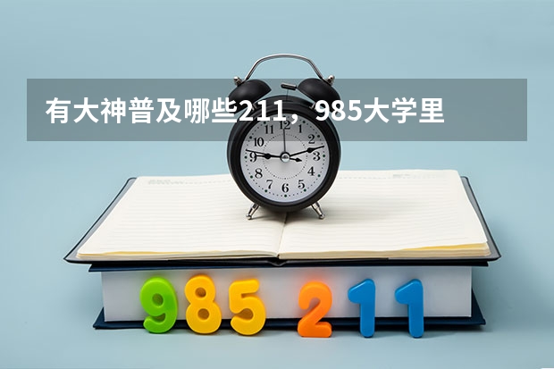 有大神普及哪些211，985大学里有二本专业嘛