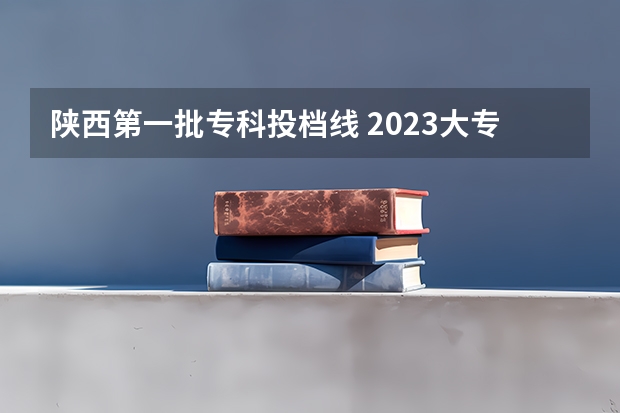 陕西第一批专科投档线 2023大专录取分数线