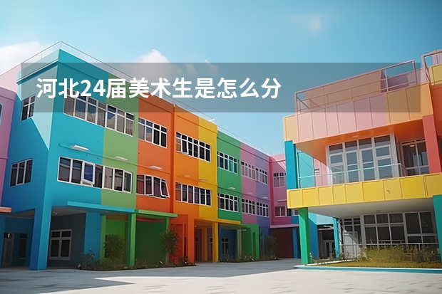 河北24届美术生是怎么分