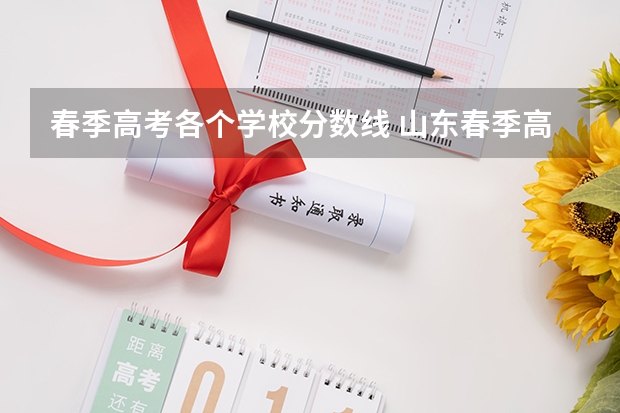 春季高考各个学校分数线 山东春季高考专科提档线