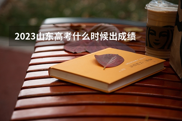 2023山东高考什么时候出成绩