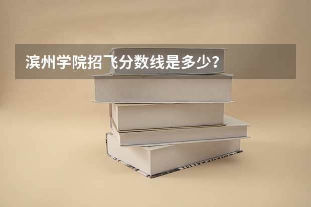 滨州学院招飞分数线是多少?