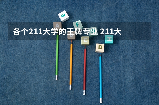 各个211大学的王牌专业 211大学计算机专业排名