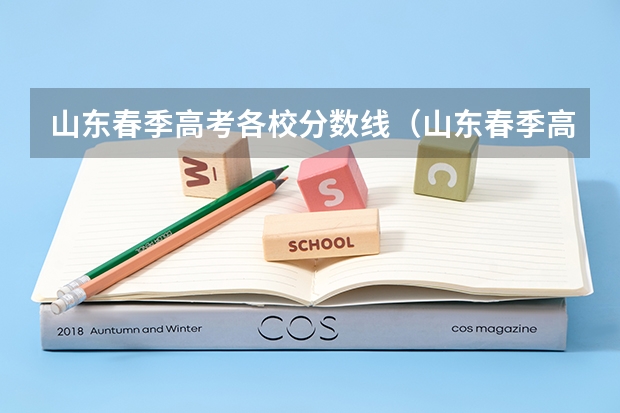山东春季高考各校分数线（山东春季高考大专分数线？）