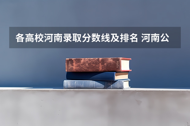 各高校河南录取分数线及排名 河南公办二本学校排名及分数线