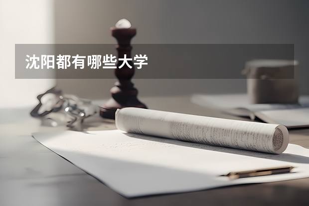 沈阳都有哪些大学.