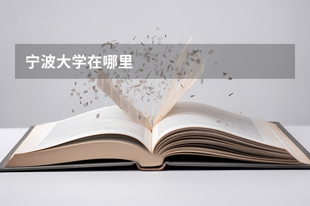 宁波大学在哪里