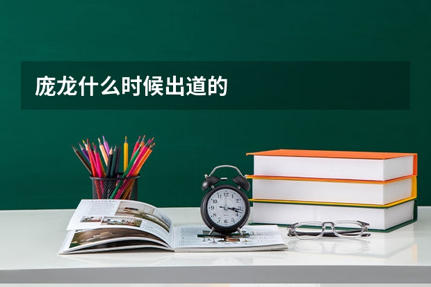 庞龙什么时候出道的