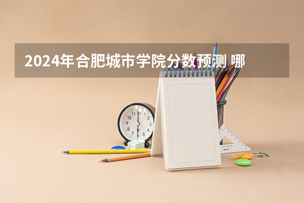 2024年合肥城市学院分数预测 哪所学校的城市规划专业比较好些?