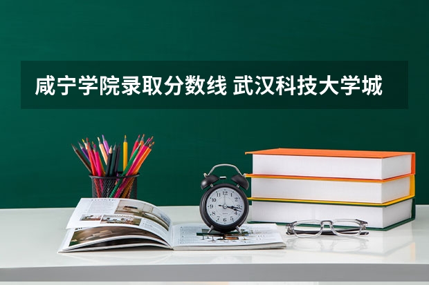 咸宁学院录取分数线 武汉科技大学城市学院分数线