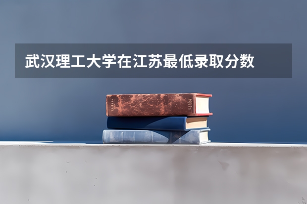 武汉理工大学在江苏最低录取分数