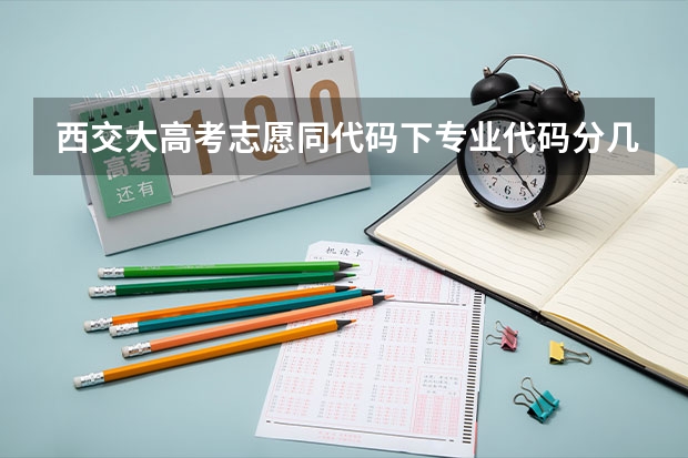 西交大高考志愿同代码下专业代码分几段咋回事 签订西安交大自主招生确认书,在高考填志愿时,是否可填报其他学校(分数达到自主招生要求)?
