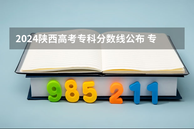 2024陕西高考专科分数线公布 专科分数线是多少