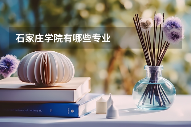 石家庄学院有哪些专业
