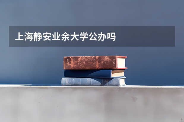 上海静安业余大学公办吗