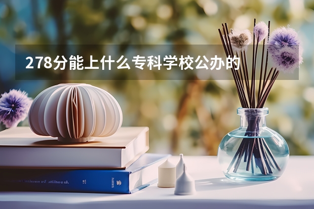 278分能上什么专科学校公办的