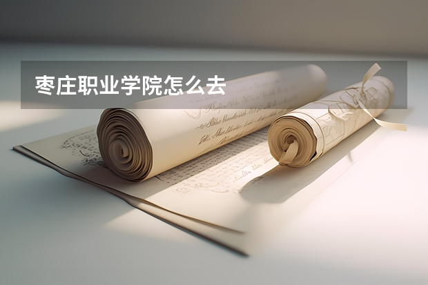 枣庄职业学院怎么去