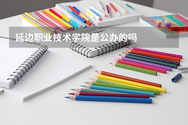延边职业技术学院是公办的吗