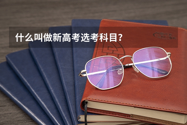 什么叫做新高考选考科目？