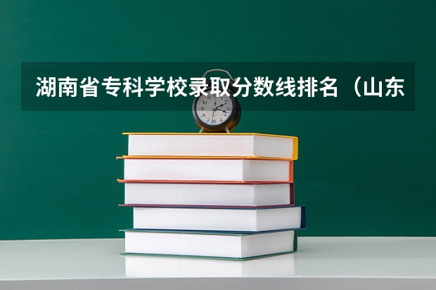 湖南省专科学校录取分数线排名（山东专科学校排名及录取分数线）