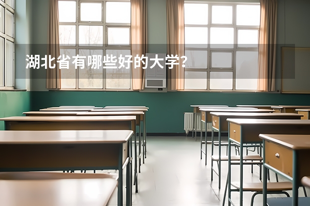 湖北省有哪些好的大学？