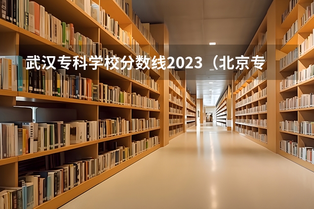 武汉专科学校分数线2023（北京专科学校排名及分数线）