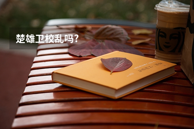 楚雄卫校乱吗?