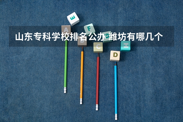 山东专科学校排名公办 潍坊有哪几个好的职业学院？