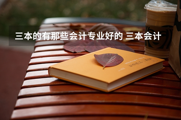 三本的有那些会计专业好的 三本会计专业排名?