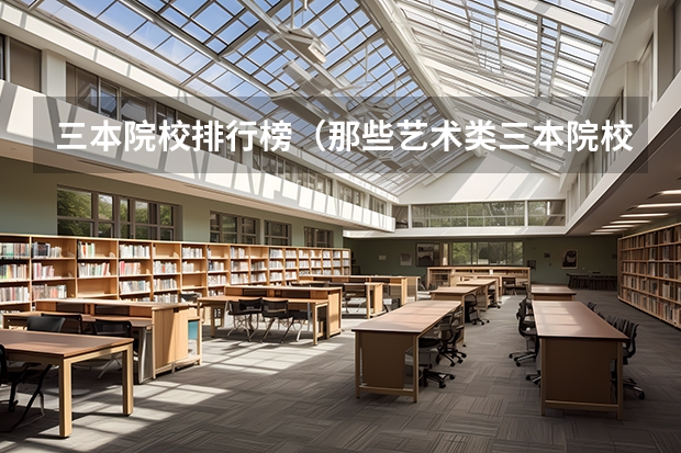 三本院校排行榜（那些艺术类三本院校和专科院校比较好!）
