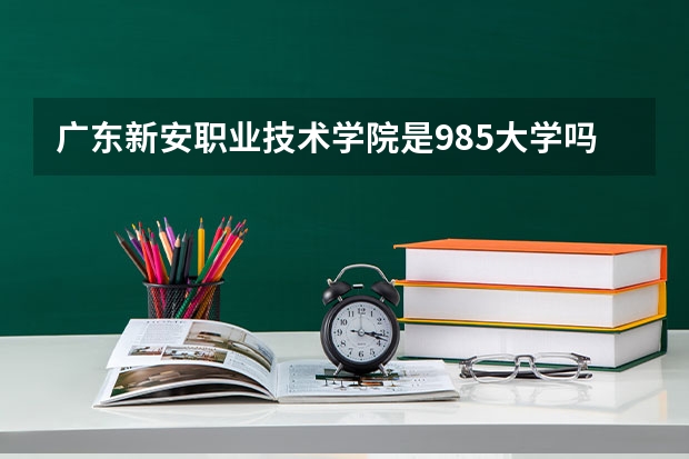 广东新安职业技术学院是985大学吗