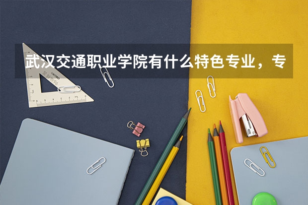 武汉交通职业学院有什么特色专业,专业排名如何