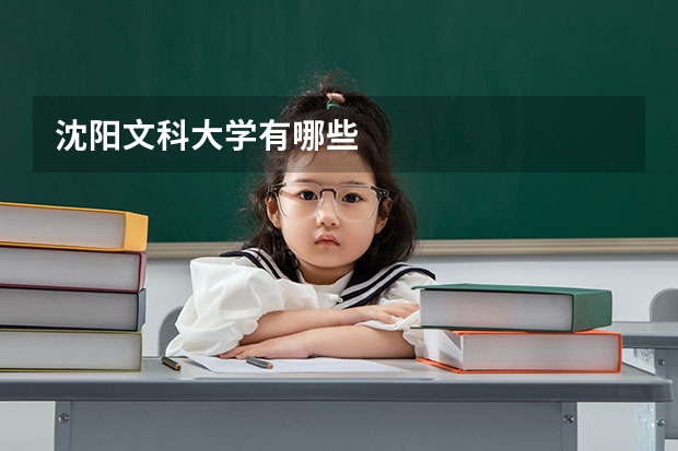 沈阳文科大学有哪些