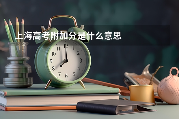 上海高考附加分是什么意思
