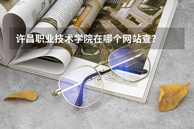 许昌职业技术学院在哪个网站查？