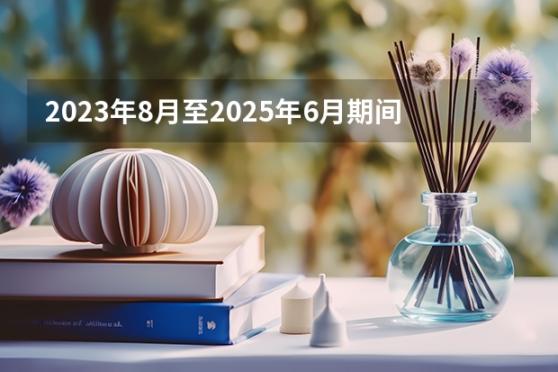2023年8月至2025年6月期间共有多少月?