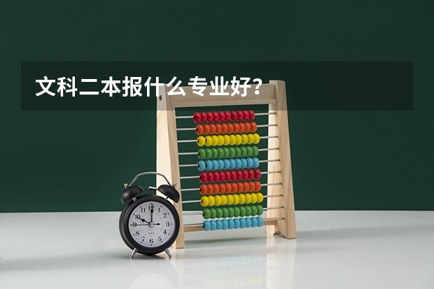 文科二本报什么专业好?