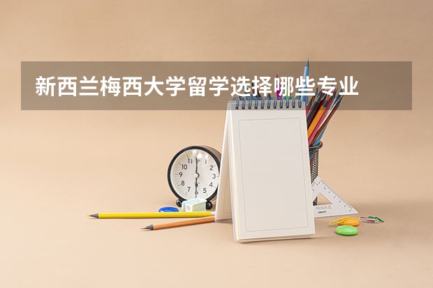 新西兰梅西大学留学选择哪些专业