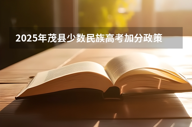 2025年茂县少数民族高考加分政策解读与数据分析