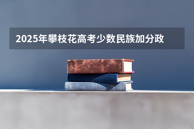 2025年攀枝花高考少数民族加分政策解读