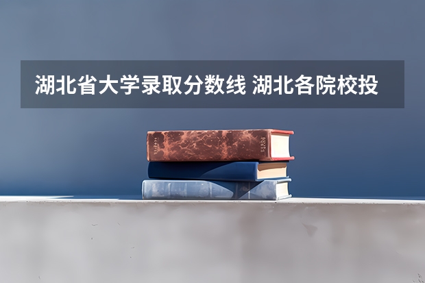 湖北省大学录取分数线 湖北各院校投档线